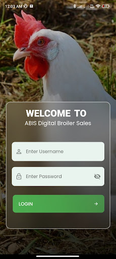 Android application ABIS Chicken Protein Sales screenshort