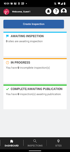 Android application The Play Inspection App 2023 screenshort