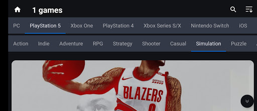 Gamer DB Screen 2