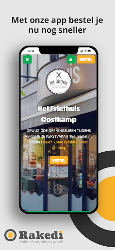 Android application Het Friethuis Oostkamp screenshort