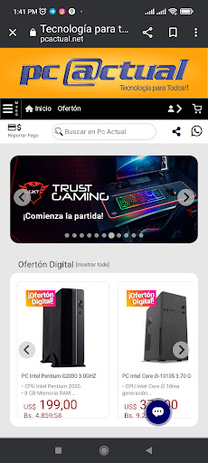 Android application Pc Actual screenshort