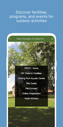 Town of Wake Forest App Screen 3