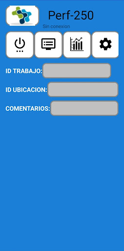 Android application Perfilometro250 screenshort