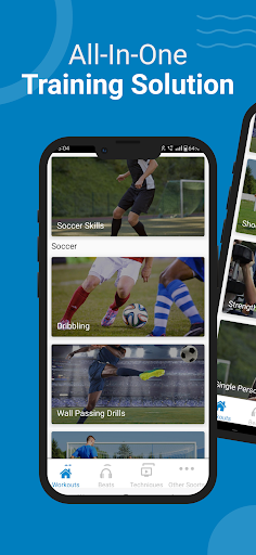 Android application Soccer Training screenshort