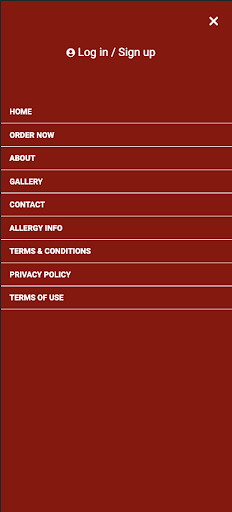 Android application The Grill Bar Peri Peri screenshort