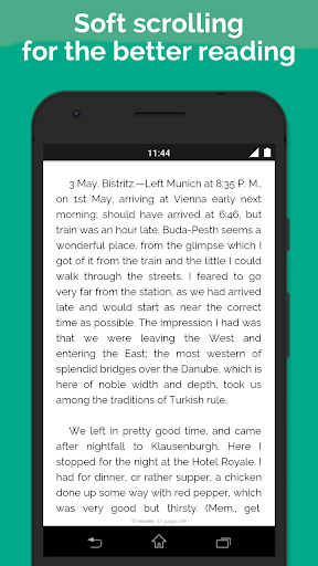 Android application Dracula by Bram Stoker screenshort