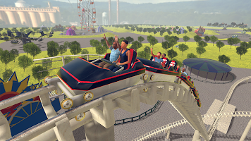 Roller Coaster Games 2020 Theme Park screenshot