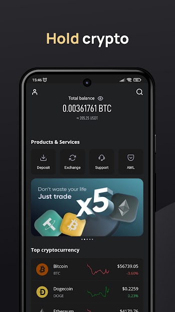 Captura de Pantalla 5 WhiteBIT compra/vende bitcoins android