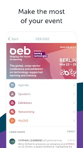 MyOEB Conference App 2022