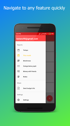 Budget Tracker with Notes Screen 2