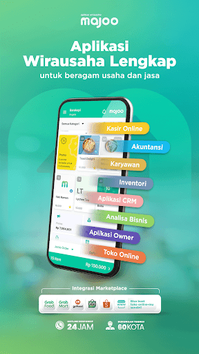 Android application Aplikasi Kasir Wirausaha majoo screenshort