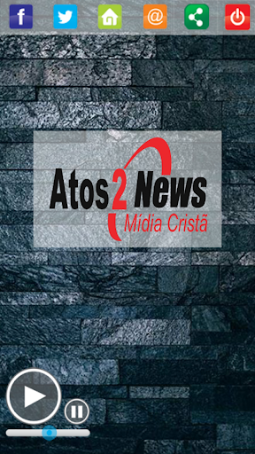 Android application Rádio Gospel Atos 2 screenshort