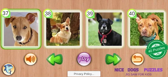 Nice Dogs Puzzles