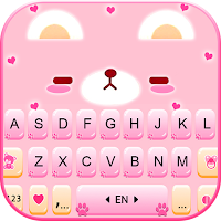 Фон клавиатуры Pink Cute Bear