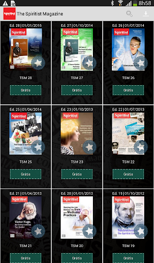 Android application The Spiritist Magazine screenshort