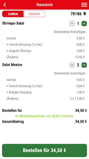 Schlemmer Pizza Fellbach Screen 2