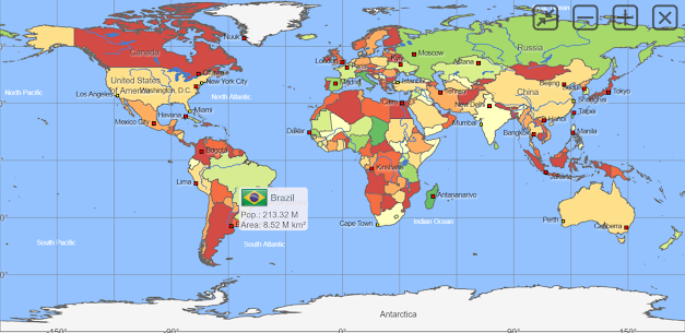 World atlas & world map MxGeo Pro [Paid] 1