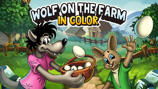 Wolf on the Farm in color For PC installation
