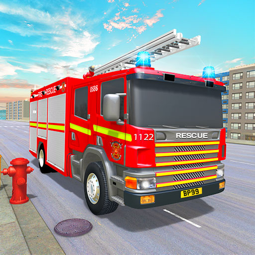 911 Rescue Fire Truck 3D Sim  Icon