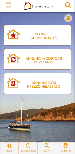 Android application Immobiliare Live in Tuscany screenshort