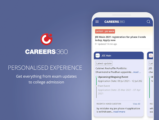 Careers360 Education App screenshot 1