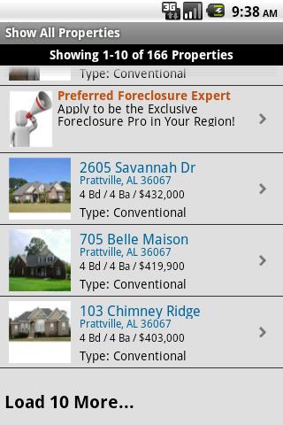 USHUD.com Property Search - Cl Screen 3
