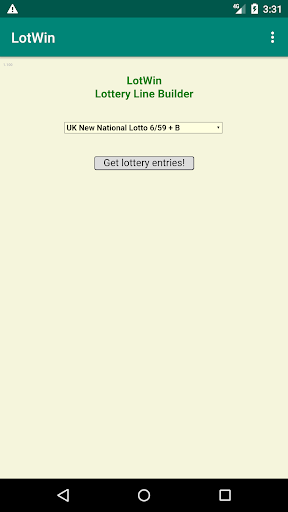 LotWin Lottery Line Builder Screenshot 2 - AppWisp.com