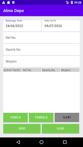 Almo Geçici Depolama Screen 3