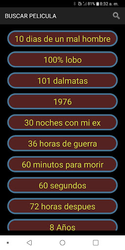 Android application Latino movies clound download screenshort