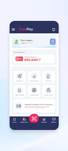 Fastpay Main Agent Screen 2