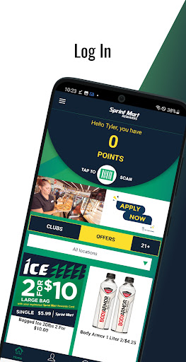 Android application Sprint Mart Rewards screenshort