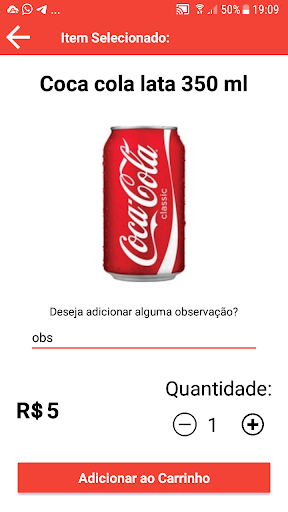 App Delivery Pizza Infoclasses