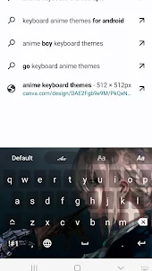 Anime keyboard themes