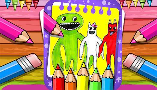 Download Garten Of BanBan Coloring Book on PC (Emulator) - LDPlayer