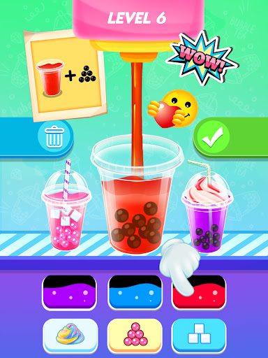 Bubble Tea Match Puzzle