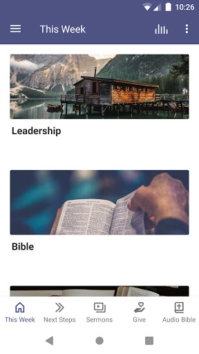 Android application Bible Way Church of Aiken screenshort