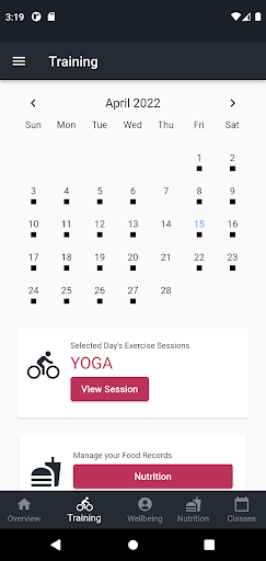 Manage Fit Screen 3