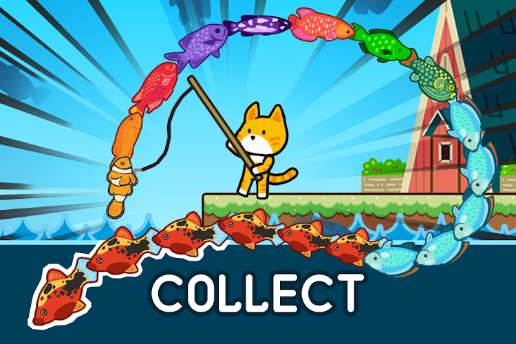 Cat Fishing Idle Clicker games - 8.6 - (Android)