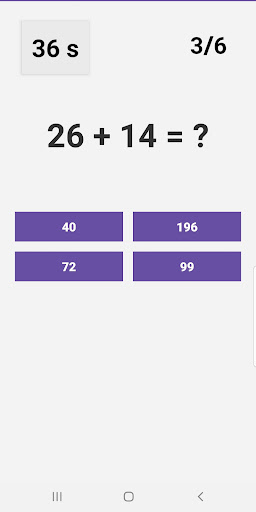 Mathematical Speed Screen 3