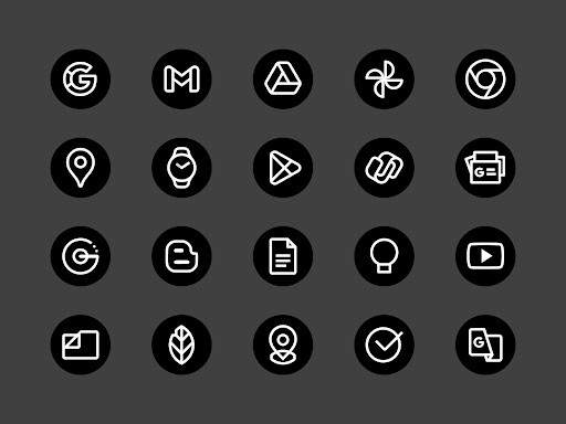 Blaux - Icon Pack (Round) Screen 2