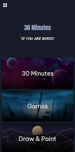 Android application 30 Minutes screenshort