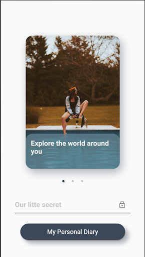 Android application Personal Diary screenshort