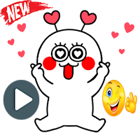 New Funny Animated Stickers Cartoons  for Whatsapp