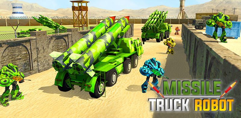 US Army Robot Missile Attack: Truck Robot Games
