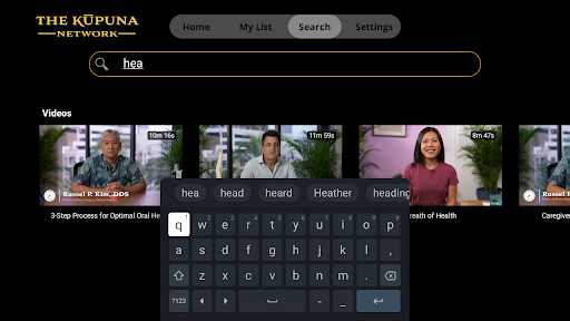 The Kupuna Network Screen 2