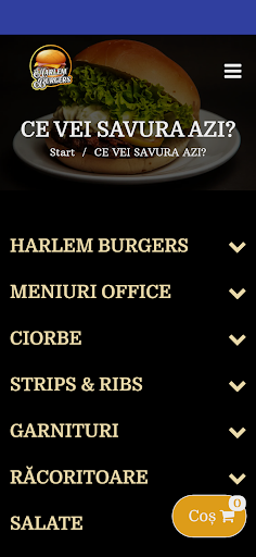 Android application Harlem Burgers screenshort
