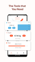Fasting Timer & Water Tracker - Screenshot Image