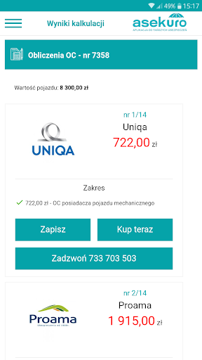 Ubezpieczenia Asekuro.pl Screen 3