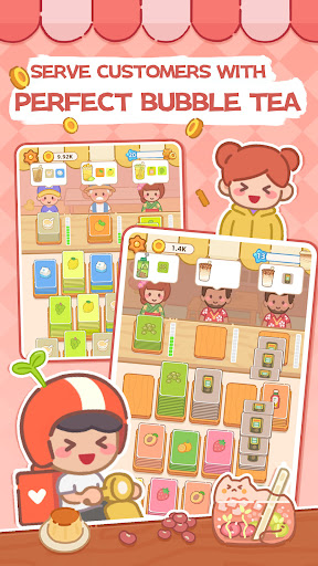 Bubble Tea Sort:jogo de comida Captura de Tela do Jogo Android 5