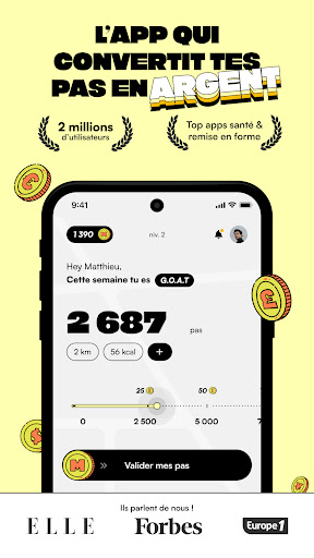 Aperçu de l'application